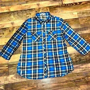 Eden & Olivia flannel button up shirt size XlArge